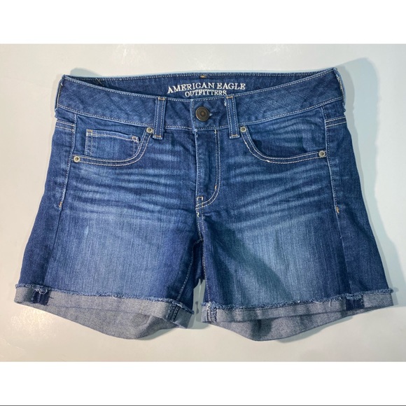 American Eagle Outfitters Blue Jean Shorts - Picture 2 of 5
